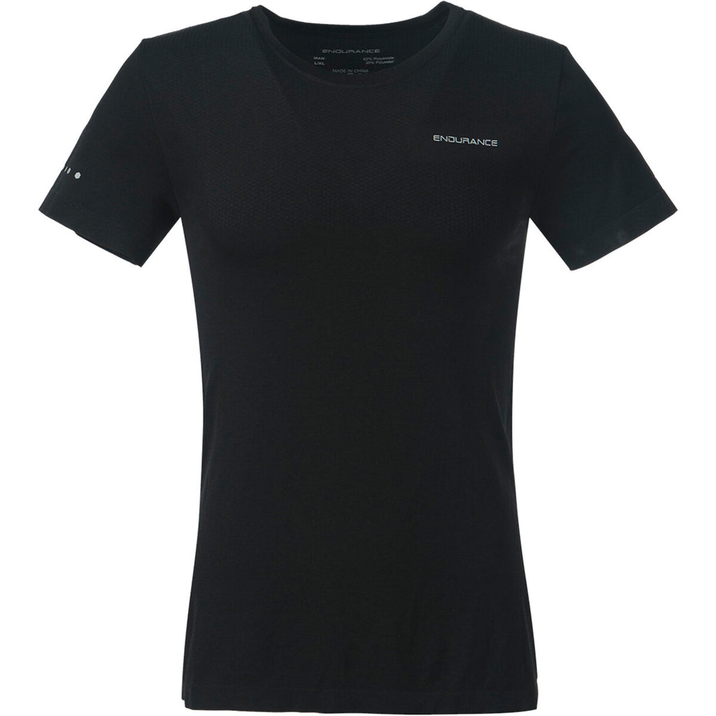 Zella Seamless Performance T-shirt In Black Oxide Melange