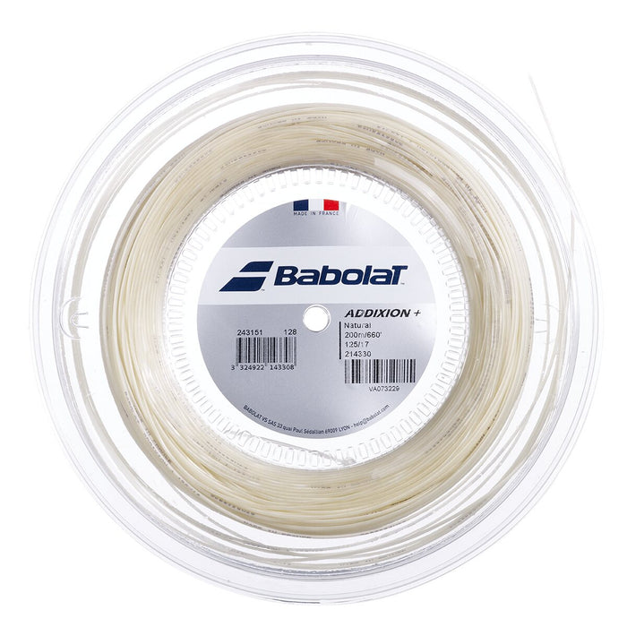 BABOLAT ADDIXION+ 200M Tennis Strings 0128 Natural