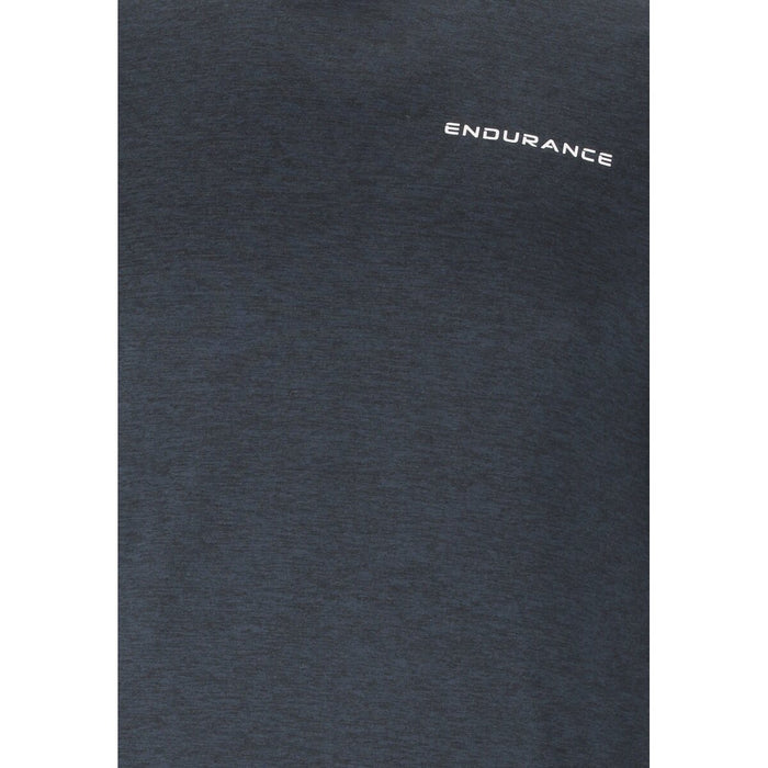 ENDURANCE Abdon M Melange L/S Tee T-shirt 1111 Black Melange