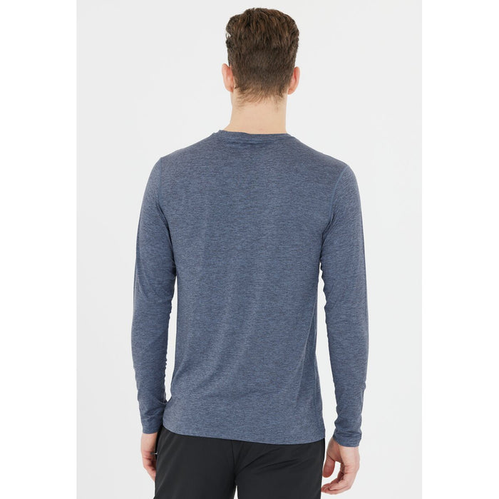 ENDURANCE Abdon M Melange L/S Tee T-shirt 1173 Ombre Blue