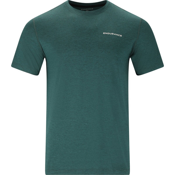 ENDURANCE Abdon M Melange S/S Tee T-shirt 3200 Sea Moss