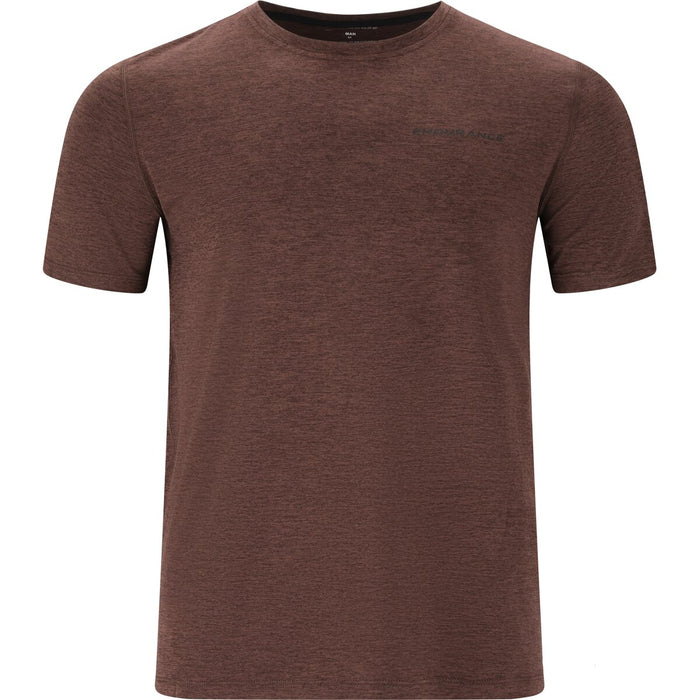 ENDURANCE Abdon M Melange S/S Tee T-shirt 4323 Puce