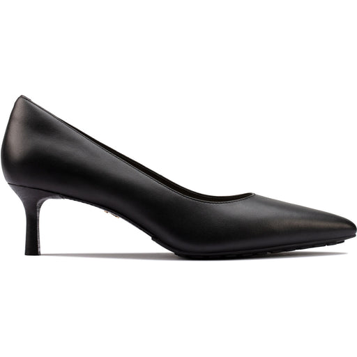 CLARKS PREMIUM Adela Court D Shoes 1216 Black Leather