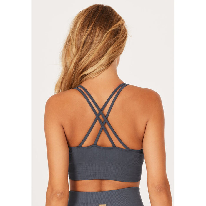 ATHLECIA Aideny W Seamless Rib Bra Sports Bra 1173 Ombre Blue