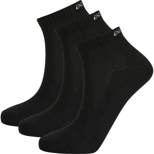 ENDURANCE Alcudia Viscose (Bamboo) Low Cut Socks 3-Pack Socks 1001 Black