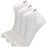 ENDURANCE Alcudia Viscose (Bamboo) Low Cut Socks 3-Pack Socks 1002 White