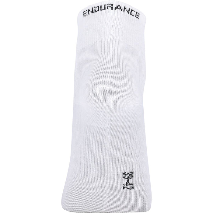 ENDURANCE! Alcudia Viscose (Bamboo) Quarter Run Socks 1-Pack Socks 1002 White