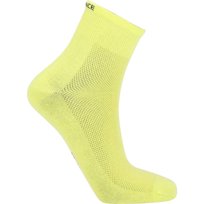 ENDURANCE Alcudia Viscose (Bamboo) Quarter Run Socks 1-Pack Socks 5001 Safety Yellow