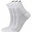 ENDURANCE Alcudia Viscose (Bamboo) Quarter Run Socks 3-Pack Socks 1002 White