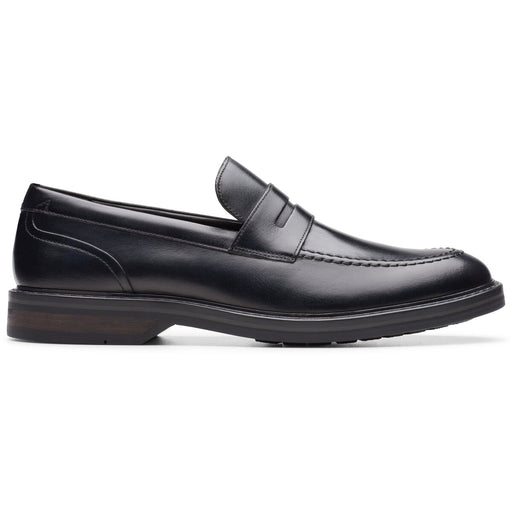 CLARKS PREMIUM Aldwin Step G Shoes 1216 Black Leather