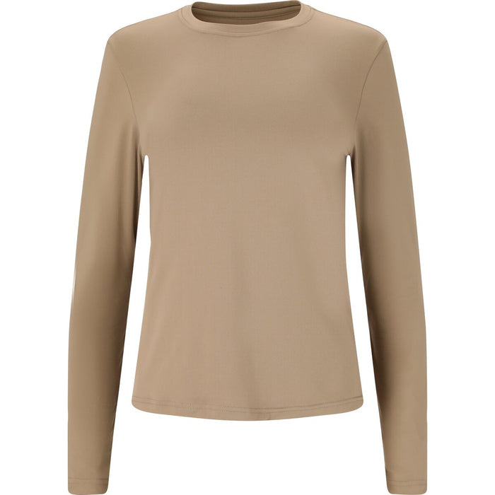 ATHLECIA Almi W L/S Tee T-shirt 1193 Roasted Cashew