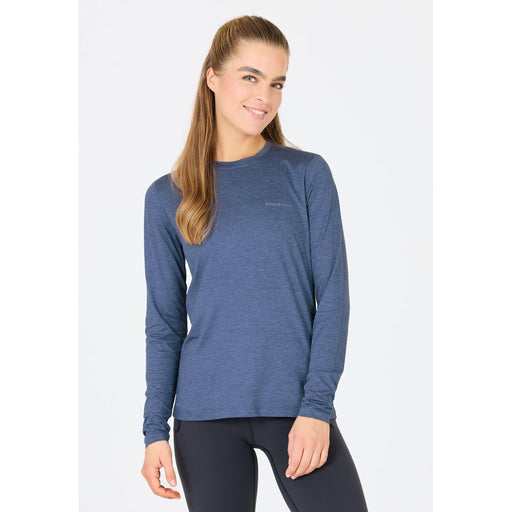 ENDURANCE Alvaly W Melange L/S Tee T-shirt 2240 Ocean Blue