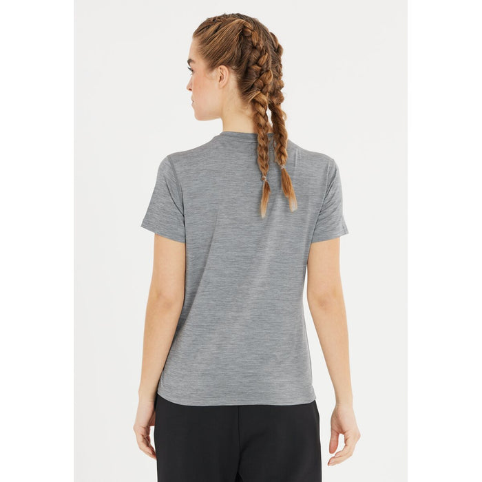 ENDURANCE Alvaly W Melange S/S Tee T-shirt 1005 Light Grey Melange