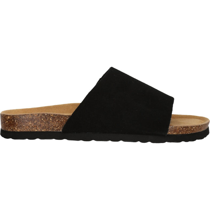 CRUZ Amarante W Leather Cork Sandal Sandal 1001 Black
