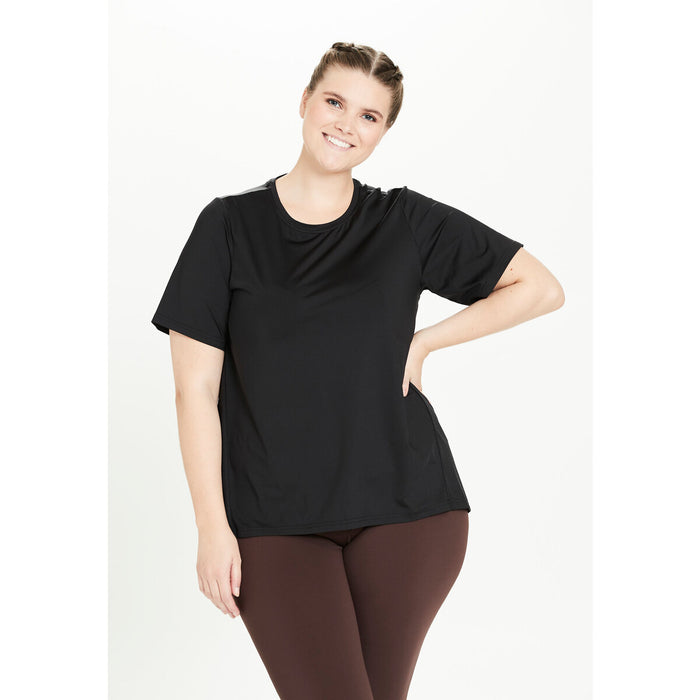 Q SPORTSWEAR Amarie W Loose Fit Tee T-shirt 1001 Black