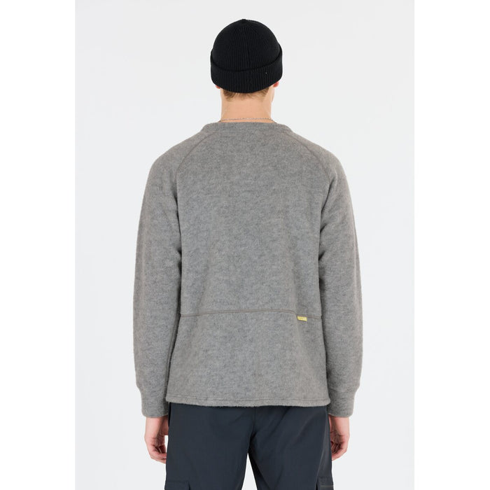 SOS Aneto M Wool Crew Neck Midlayer 1005 Light Grey Melange