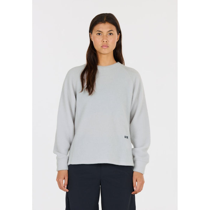 SOS Aneto W Wool Crew Neck Midlayer 1157 Rainy Day