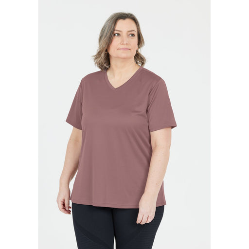 Q SPORTSWEAR Annabelle W S/S Tee T-shirt 4322 Grape Shake