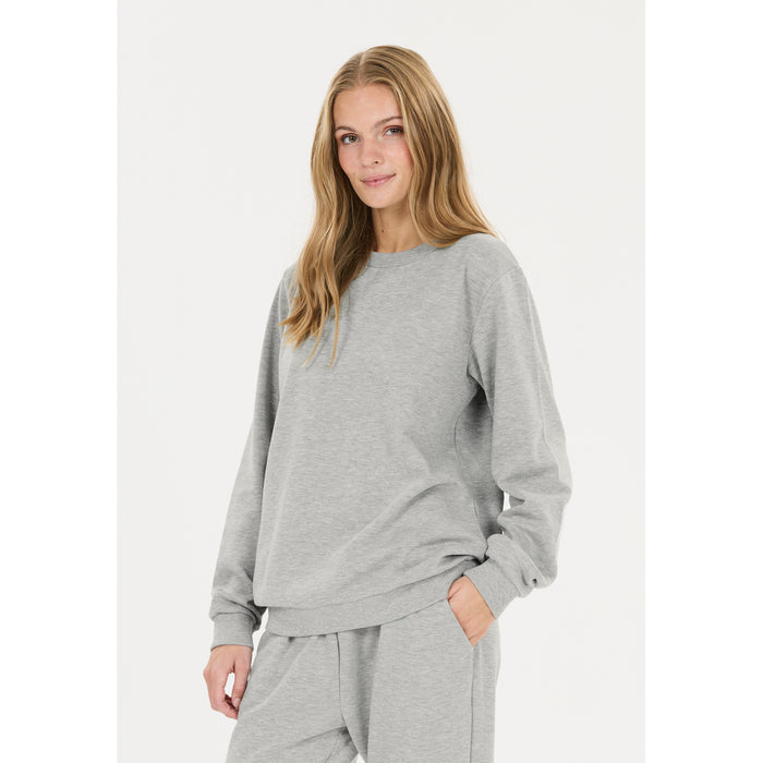 ENDURANCE Arlanc Unisex Crew Neck Sweatshirt 1005 Light Grey Melange