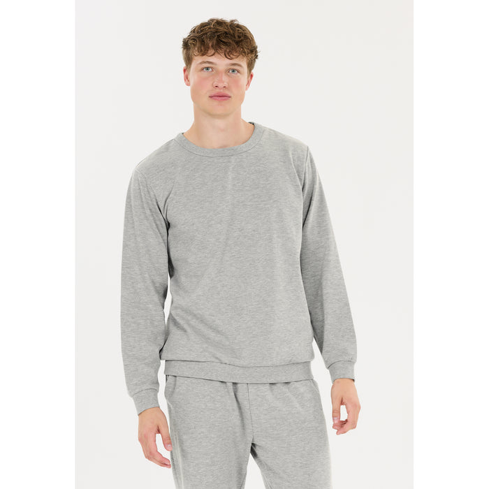 ENDURANCE Arlanc Unisex Crew Neck Sweatshirt 1005 Light Grey Melange