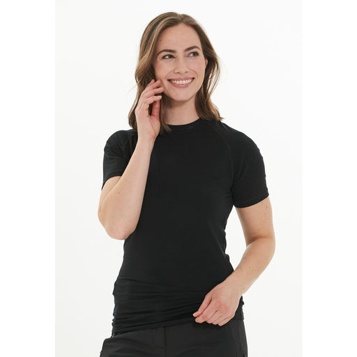 WHISTLER Athene W Wool SS O-neck T-shirt Baselayer 1001 Black