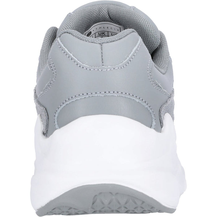 ATHLECIA! Athlecia W Chunky Leather Trainers Shoes 1004 Pearl Grey