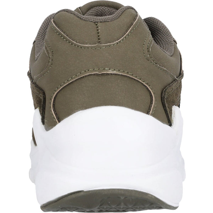 ATHLECIA! Athlecia W Chunky Leather Trainers Shoes 3121 Olive