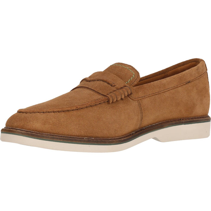 CLARKS PREMIUM Atticus LTSlip G Shoes 1224 Cola Suede