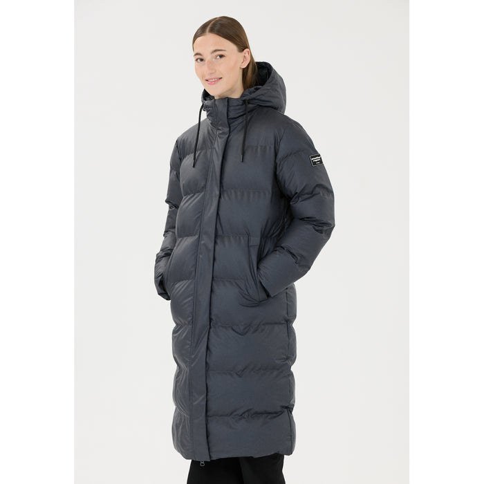 WEATHER REPORT Audrey W Long PU Puffer Jacket W-Pro 5000 Jacket 1188 Salute