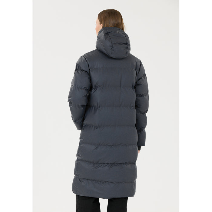 WEATHER REPORT Audrey W Long PU Puffer Jacket W-Pro 5000 Jacket 1188 Salute