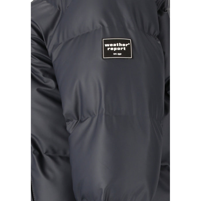 WEATHER REPORT Audrey W Long PU Puffer Jacket W-Pro 5000 Jacket 1188 Salute