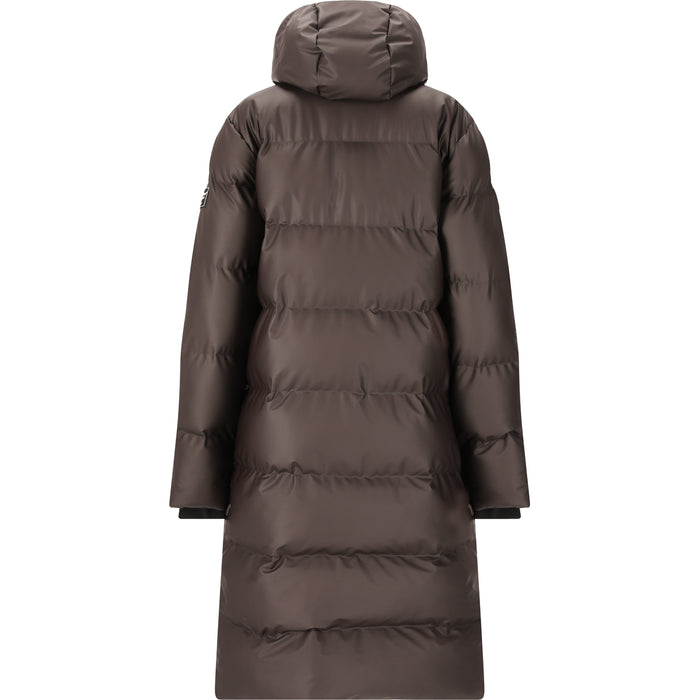 WEATHER REPORT Audrey W Long PU Puffer Jacket W-Pro 5000 Jacket 1283 Espresso