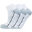 ENDURANCE Avery Quarter Socks 3-pack Socks 1002A White