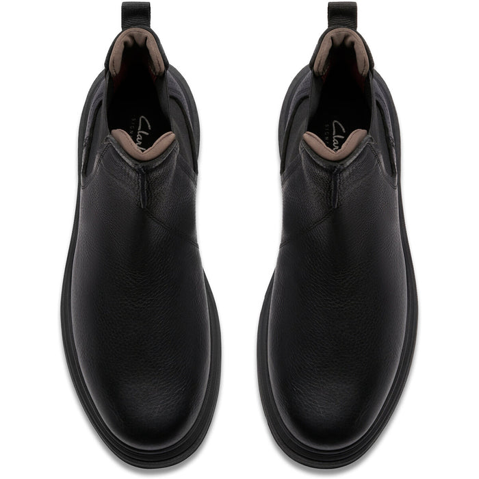 CLARKS PREMIUM Badbury Easy G Boots 1216 Black Leather