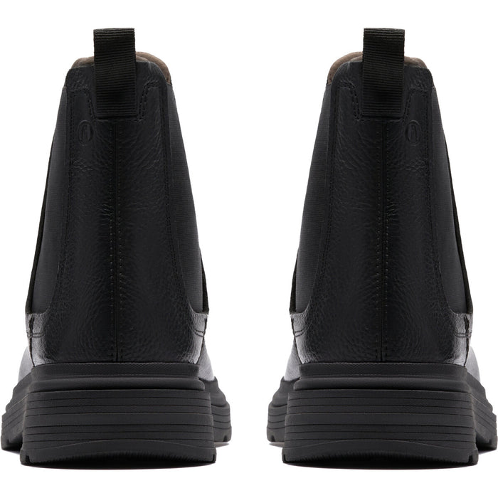 CLARKS PREMIUM Badbury Easy G Boots 1216 Black Leather