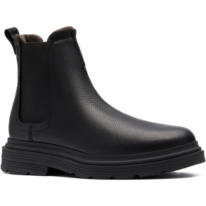 CLARKS PREMIUM Badbury Easy G Boots 1216 Black Leather