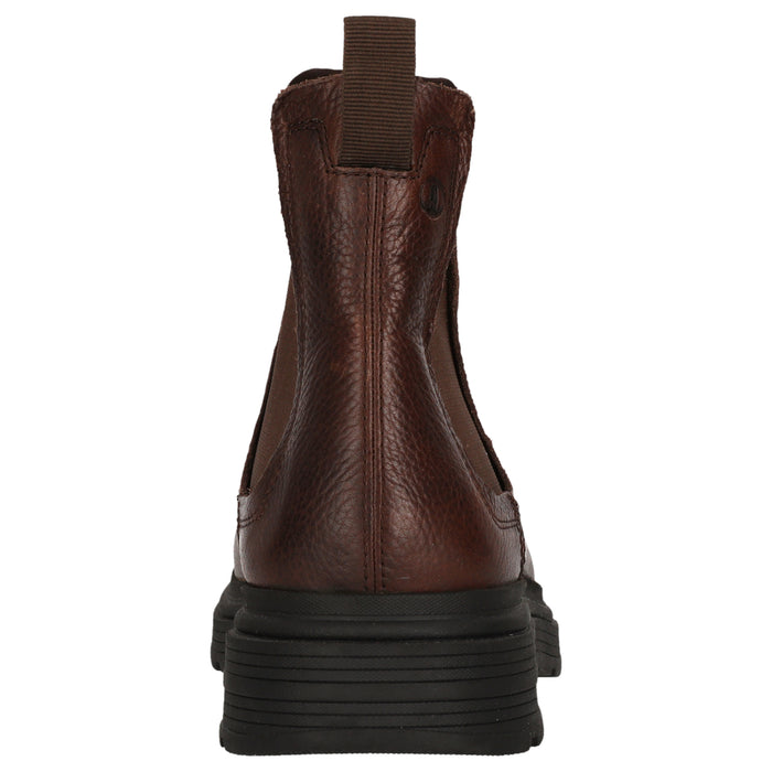 CLARKS PREMIUM Badbury Easy G Boots 5228 Dark Brown Lea