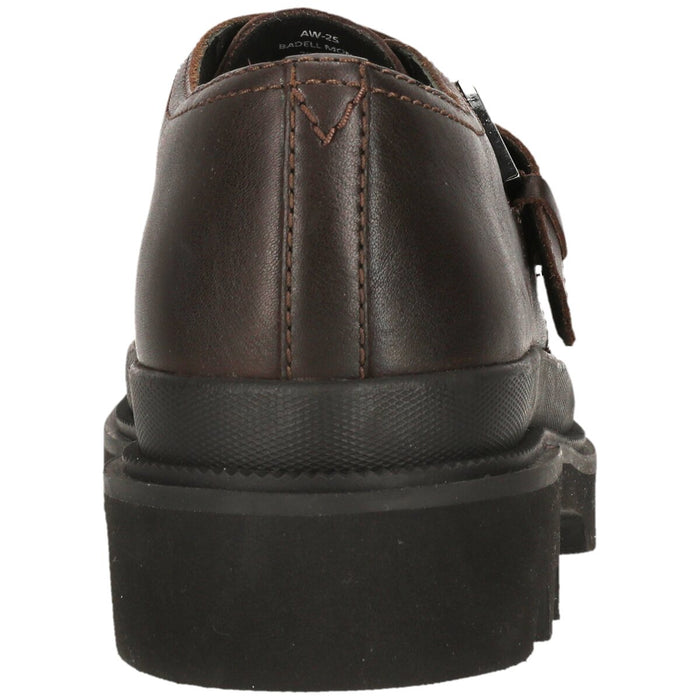 CLARKS PREMIUM Badell Monk G Shoes 5221A Brown Croc Lea