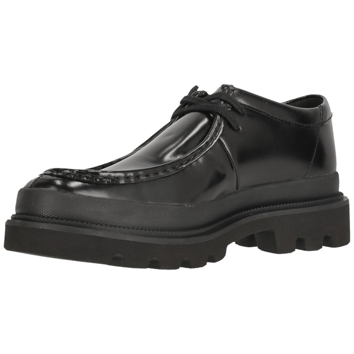 CLARKS PREMIUM Badell Seam G Shoes 1216A Blk HiShine Lea