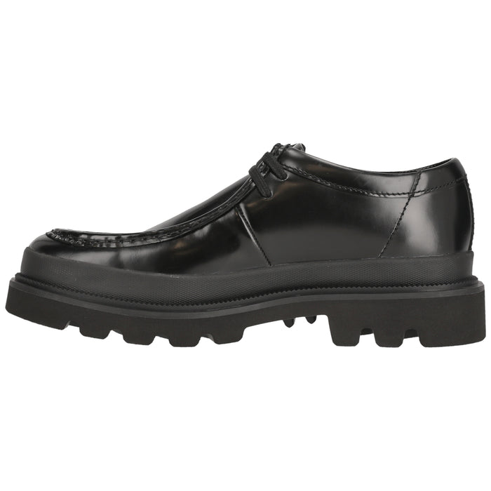 CLARKS PREMIUM Badell Seam G Shoes 1216A Blk HiShine Lea