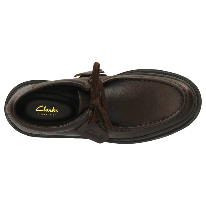CLARKS PREMIUM Badell Seam G Shoes 5281 Brown Leather