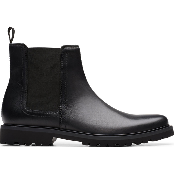 CLARKS ESSENTIALS Berwick Easy G Boots 1216 Black Leather