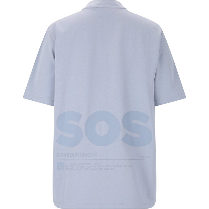 SOS Big Wood W SS Tee T-shirt 2226 Blue Blizzard