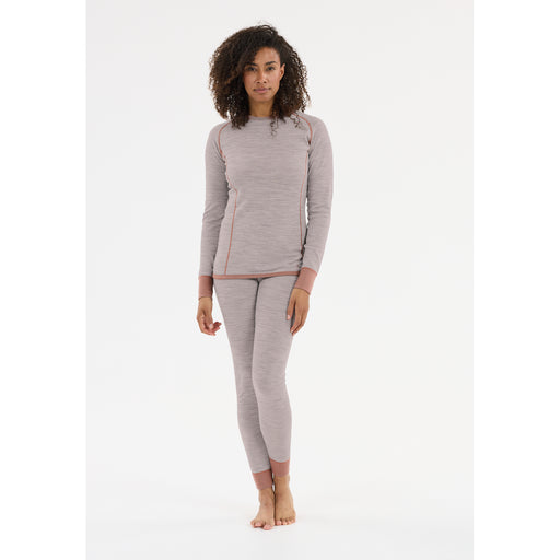 WHISTLER Binna W Merino Wool Baselayer Set Baselayer 1109 Burlwood