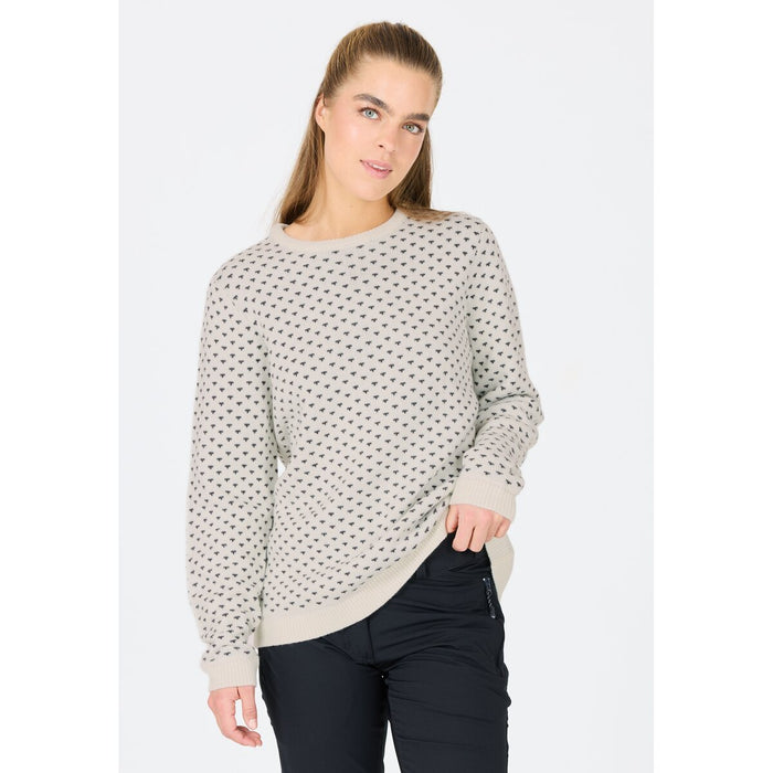 WHISTLER Borge W Knit Sweater Knit 1024 Marshmallow