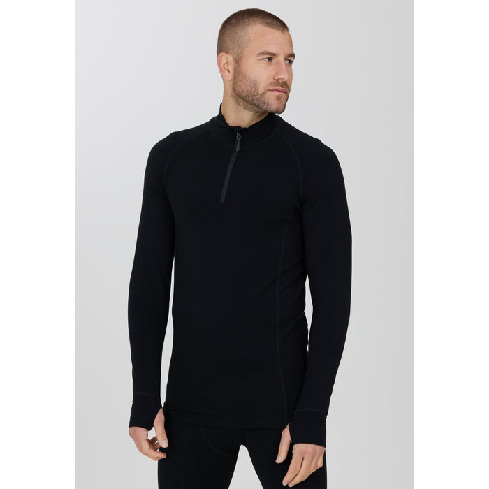 WHISTLER Bosco M Wool Baselayer Top Baselayer 1001 Black