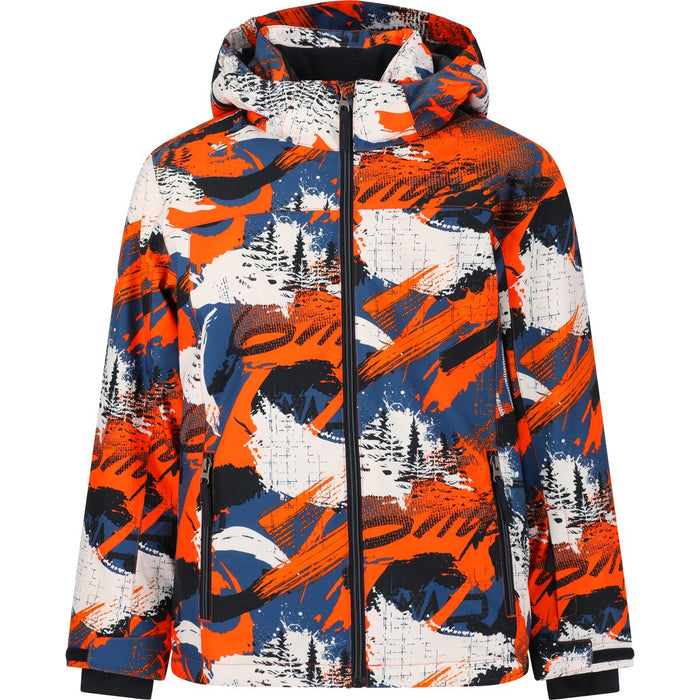 CMP Boy Ski Jacket With Hood WP5000 Jacket 08ZS Bluestone-Arancio