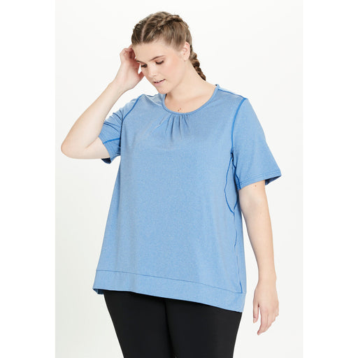 Q SPORTSWEAR Bree W Melange S/S Tee T-shirt 2160 Ultramarine