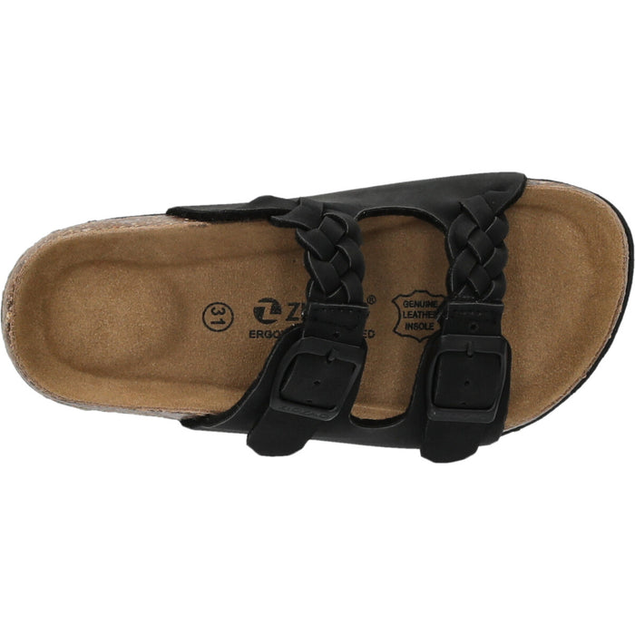 ZIGZAG Brinta Kids Cork Sandal Sandal 1001 Black