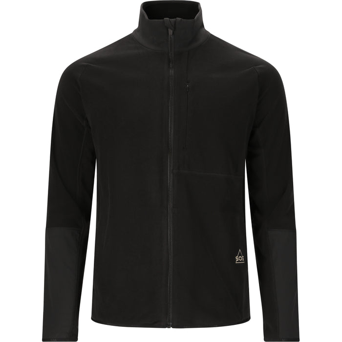 SOS Bromo M Ultralight Full Zip Fleece Fleece 1001 Black